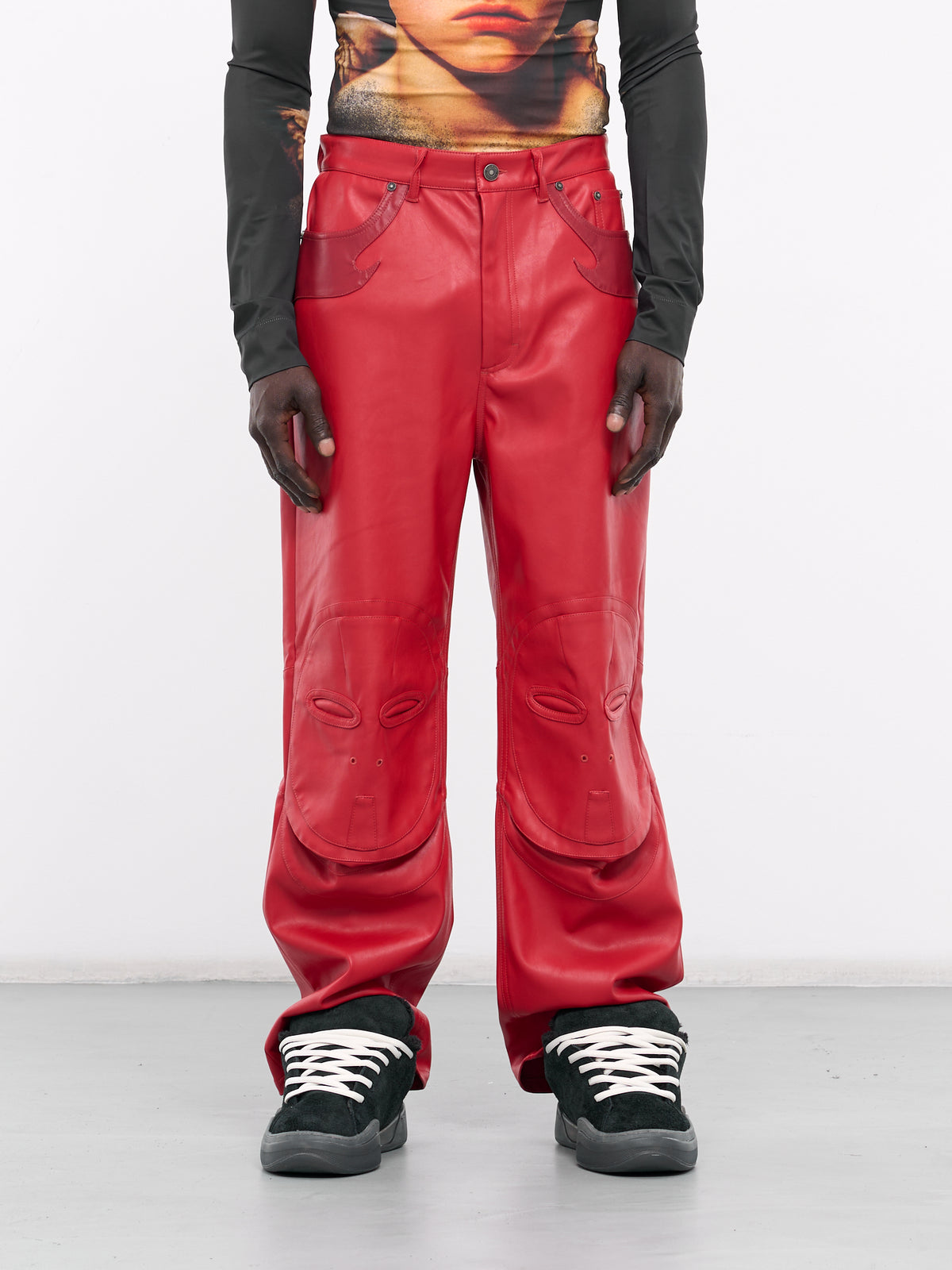 Mask Pants (KUS4PT05KR-C5001-RED)