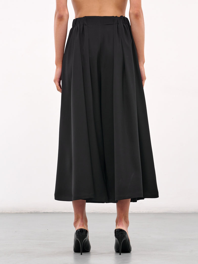 Tuck Flare Pants (LA-P52-910-1-BLACK)