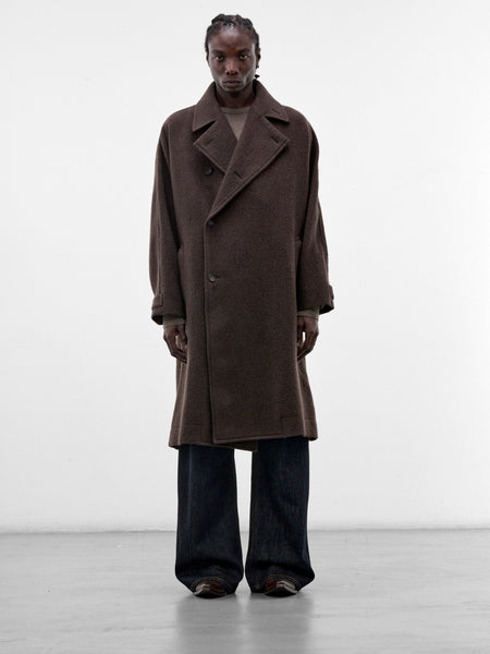 Brown Fuller Wool Coat (LA68FA221-44-BROWN)