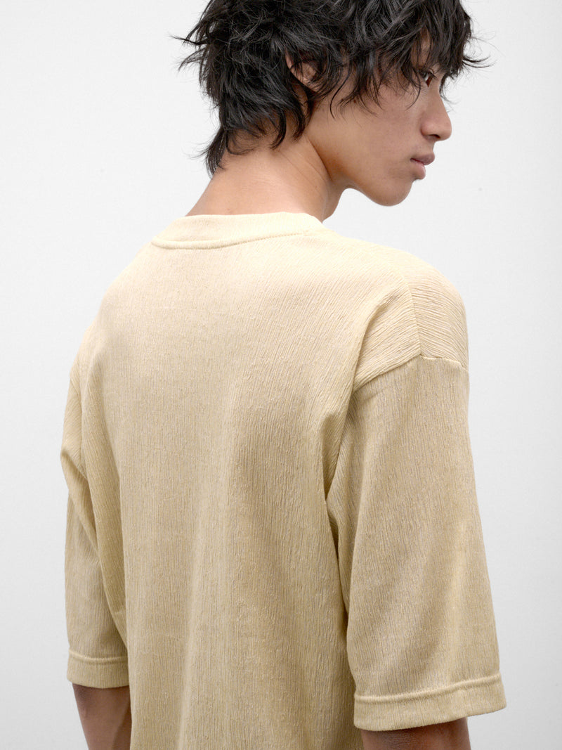 Light Beige Relaxed Tee (LA68JK116-40-LIGHT-BEIGE)