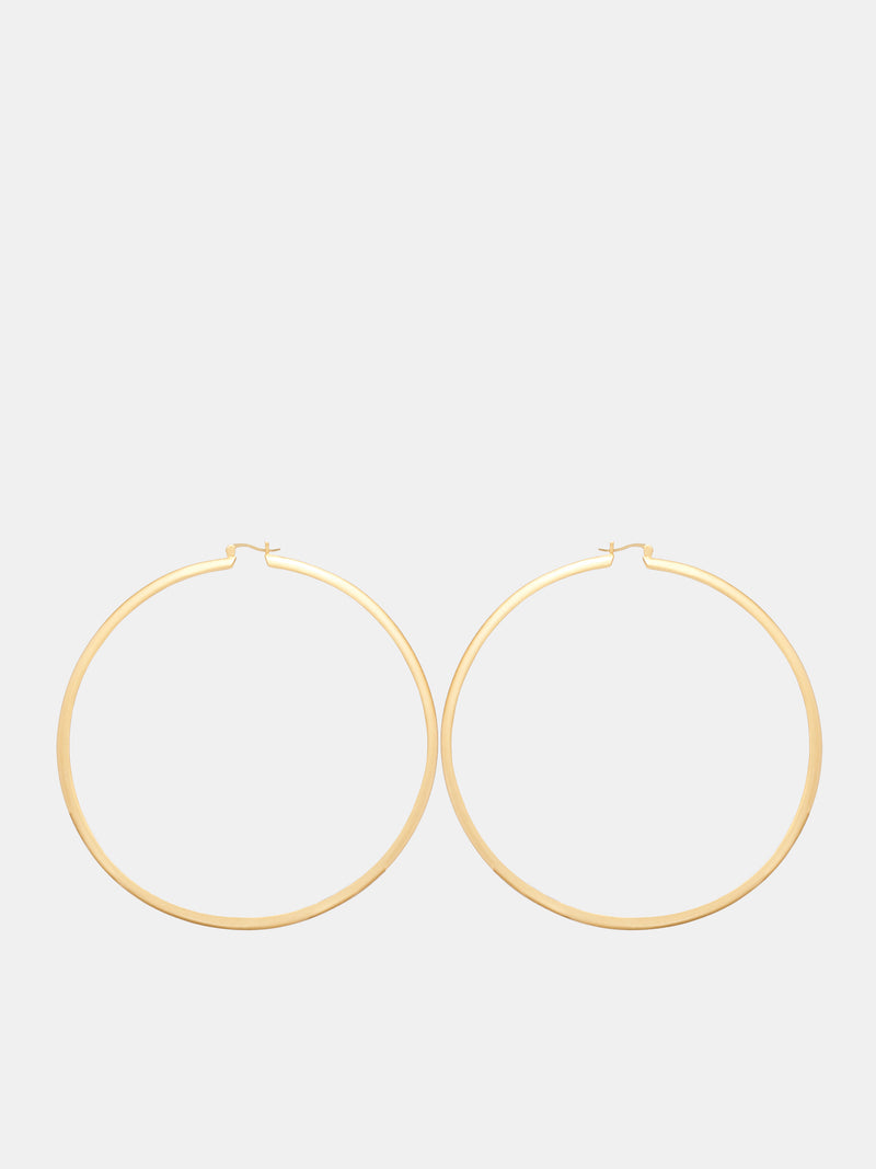 Moya Hoop Earrings (LC-3389G-GOLD)