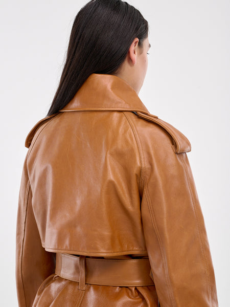 ジャケット・アウター Lil Ambition Belted Long Coat BROWN Lil Ambition Belted Long Coat