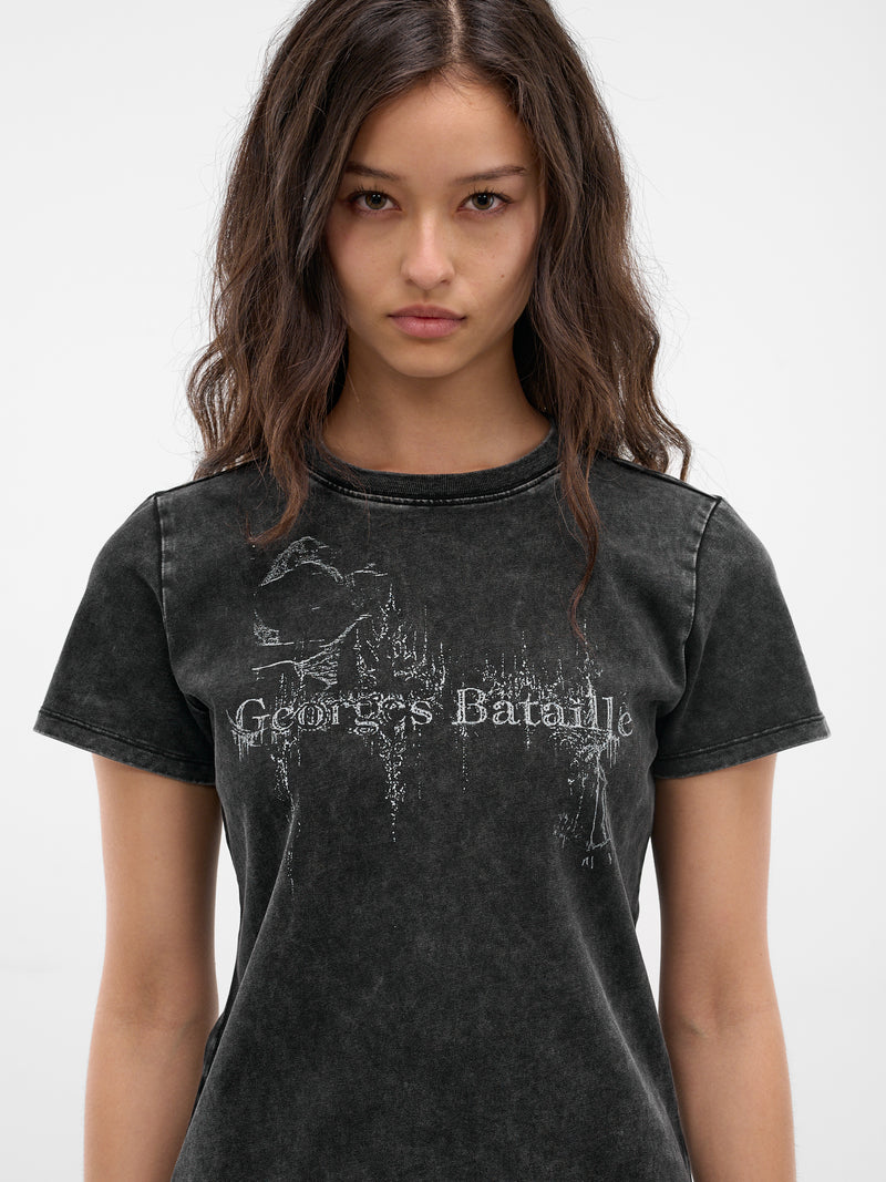 Black Bataille BB Graphic Tee (LKSS26-BATAILLE-BB-BLACK