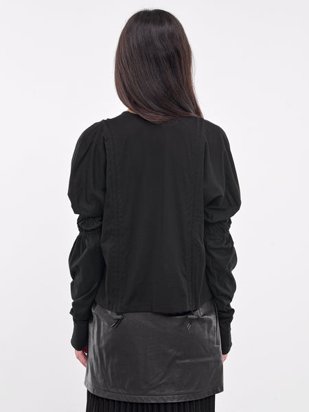 2025年最新海外 Y-3: Black CH1 Stretch Short Sleeve Top