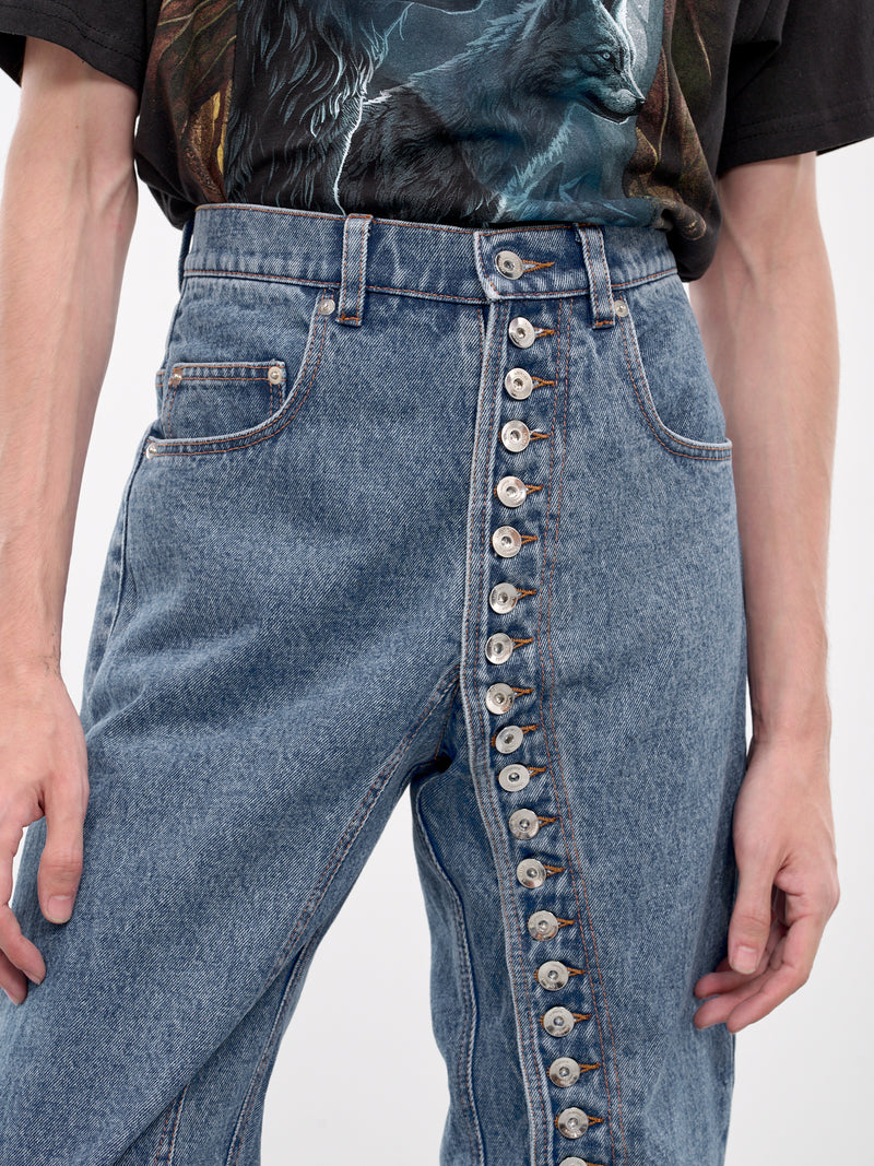 Button Fly Jeans (LOF4MT06AP-TE427-BLUE-DENIM)