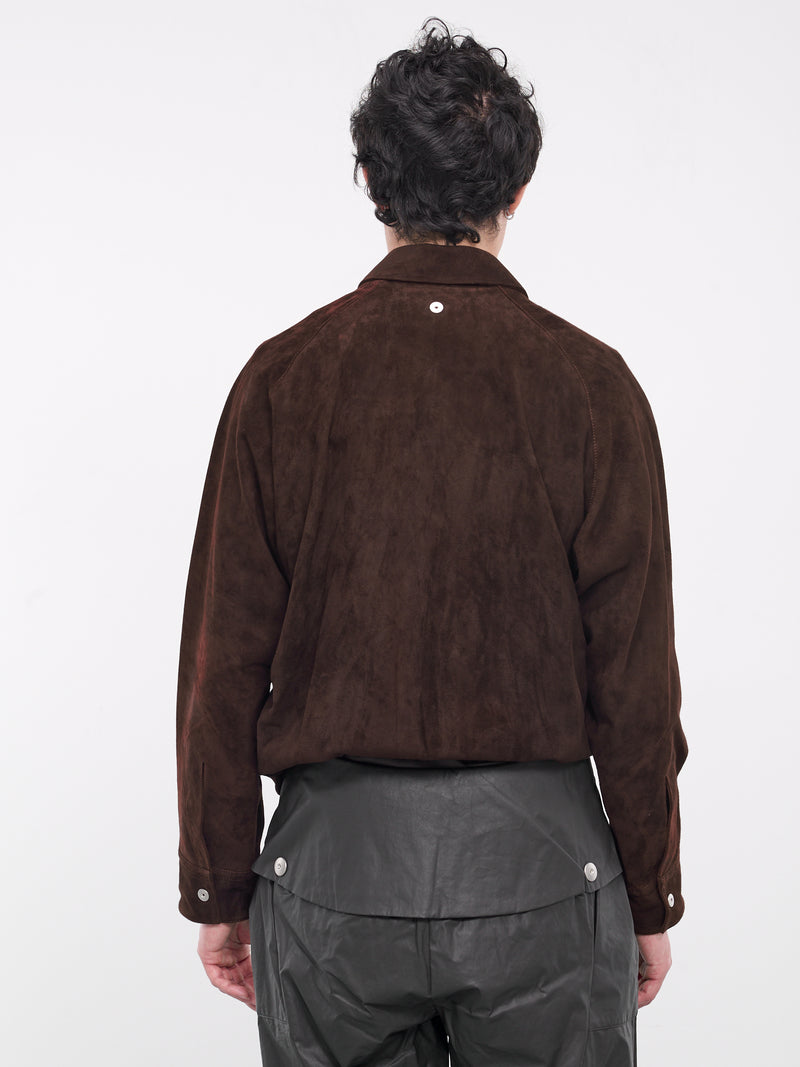 Suede Calf Drizzler (LTH-101-01-DARK-BROWN)