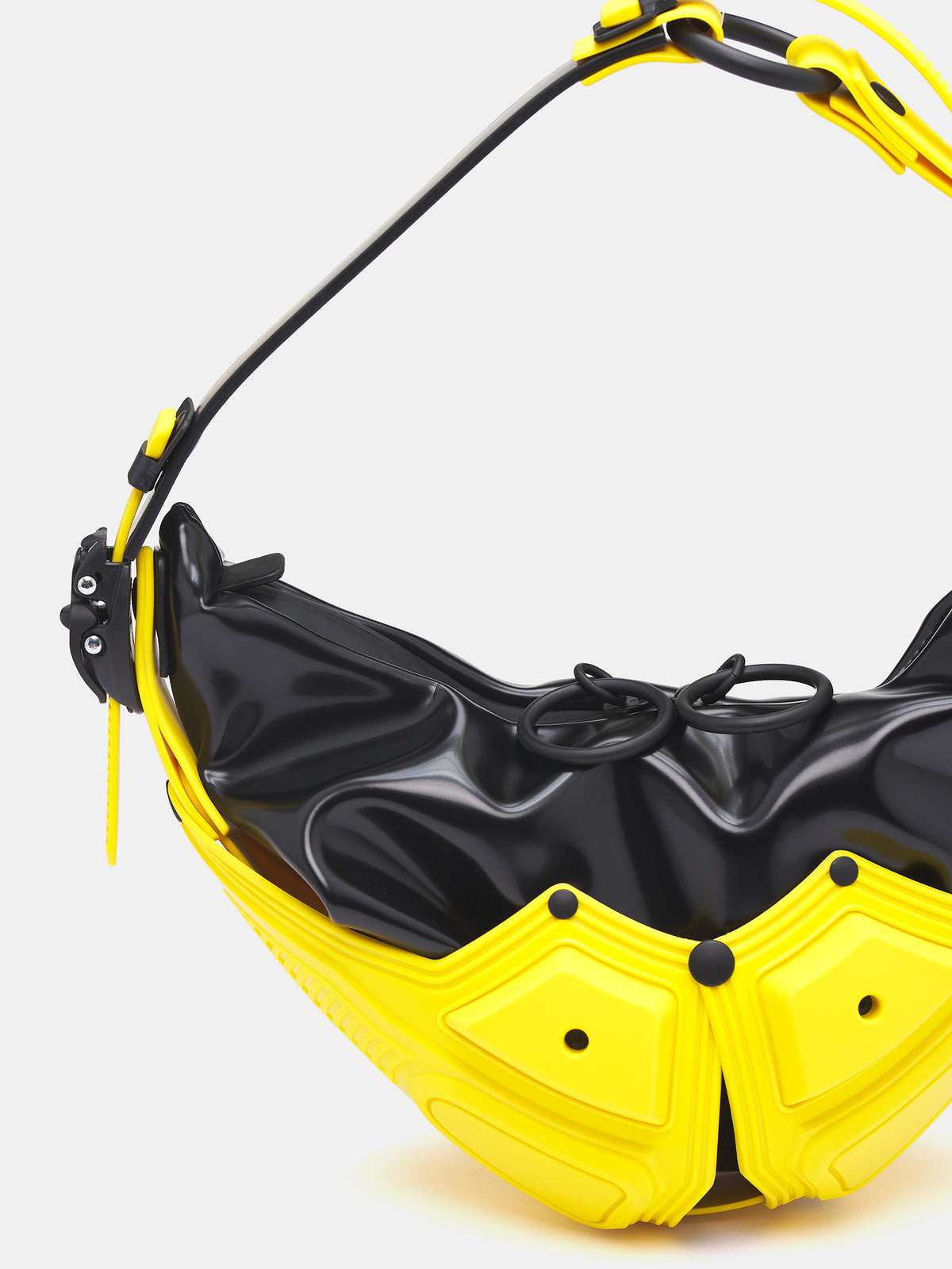 Object M00 Gondoletta Handbag (M00YEBKPV00-YELLOW-BLACK)