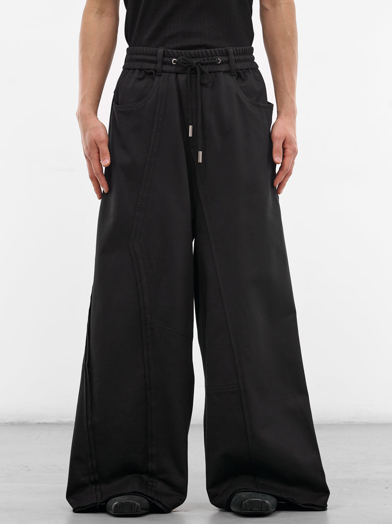 Cotton Deconstructed Biascast Training Pants (MI2PT716BK-BLACK)