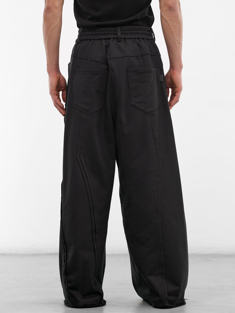 Cotton Deconstructed Biascast Training Pants (MI2PT716BK-BLACK)