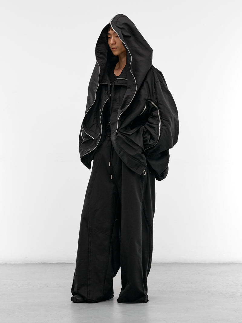 Cotton Deconstructed Biascast Training Pants (MI2PT716BK-BLACK)