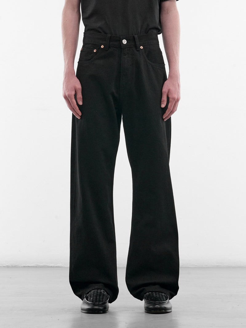 Black Selvedge Third Cut Jeans (M2255TCB-BLACK-SELVEDGE)