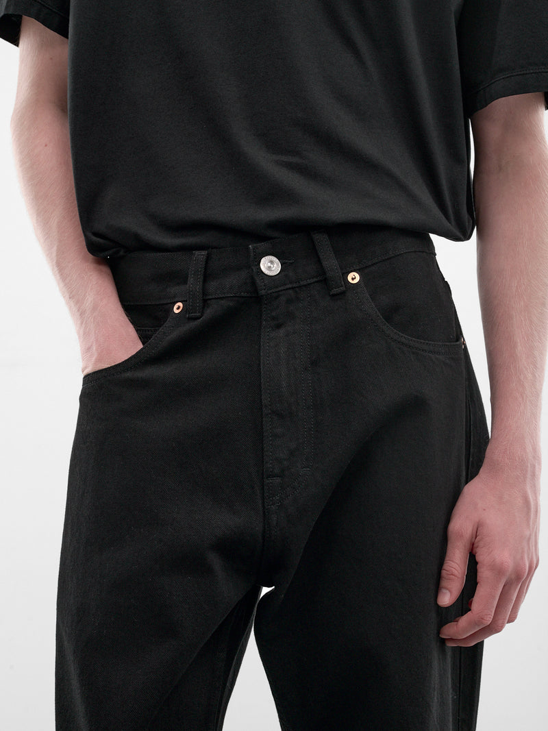 Black Selvedge Third Cut Jeans (M2255TCB-BLACK-SELVEDGE)