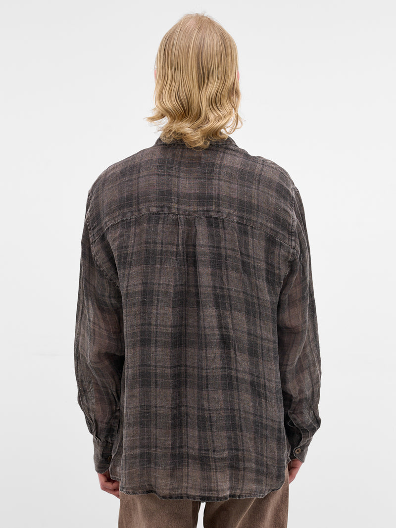 Penumbra Check Linen Above Shirt (M2262AP-PENUMBRA-CHECK)
