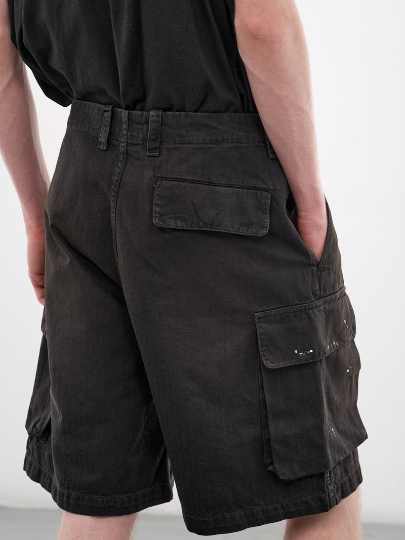 Vintage Finished Herringbone Mount Shorts (M2264MSJH-NEBULA-WASH-JUNGLE-H)