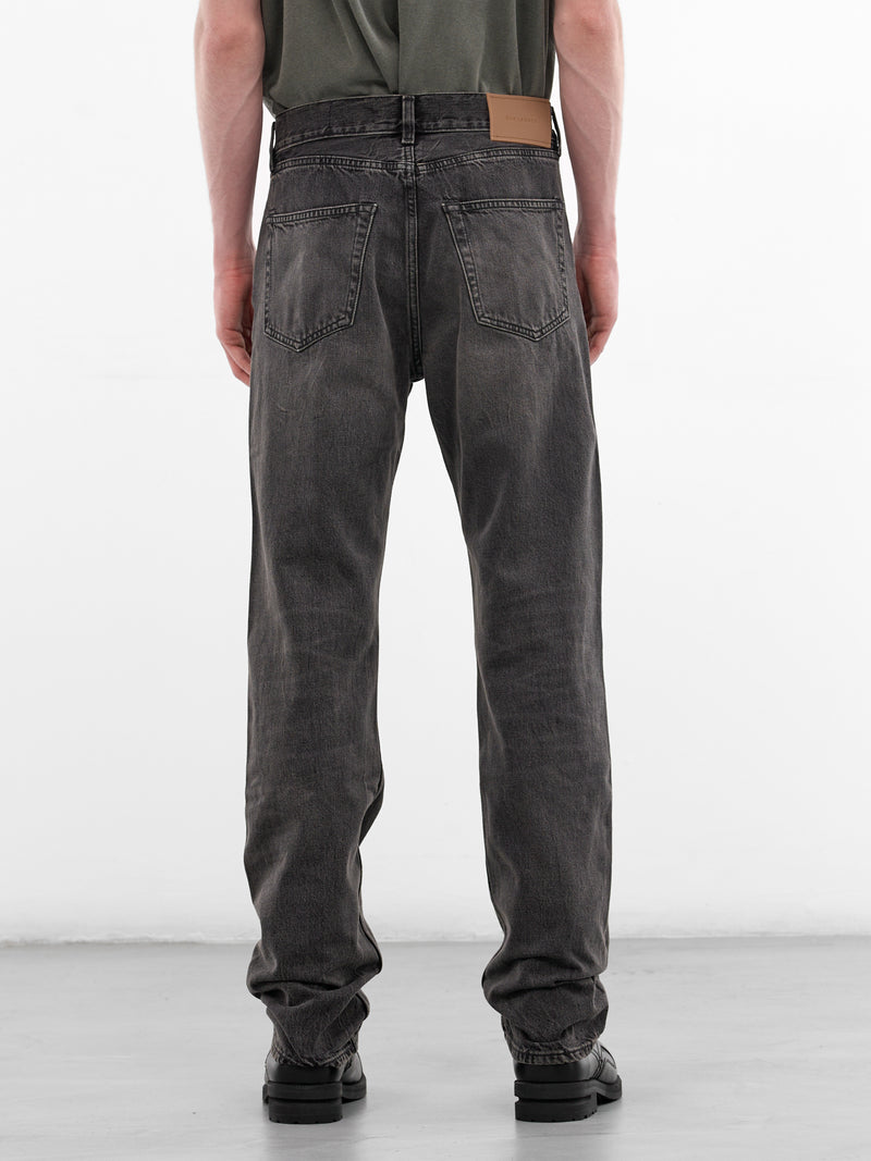 Graphite Straight First Cut Jeans (M2265FG-GRAPHITE-WAVE-SELVEDGE)