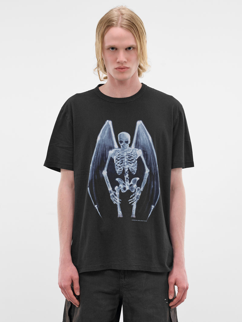 Boxy Fallen Angel Graphic Tee (M2266NF-FALLEN-ANGEL-PRINT)