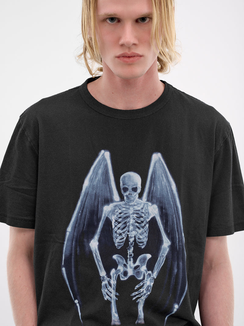 Boxy Fallen Angel Graphic Tee (M2266NF-FALLEN-ANGEL-PRINT)