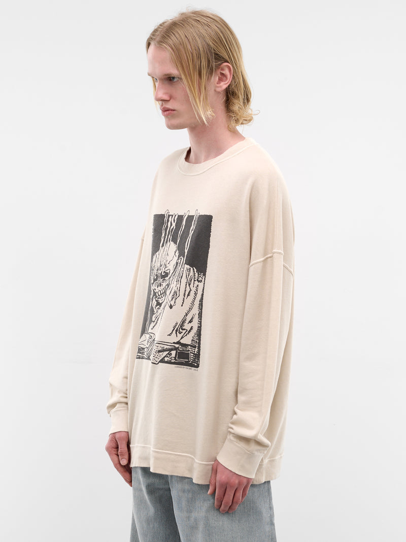 Angry Fan Mail Graphic Sweatshirt (M2266SA-ANGRY-FAN-MAIL-PRINT)