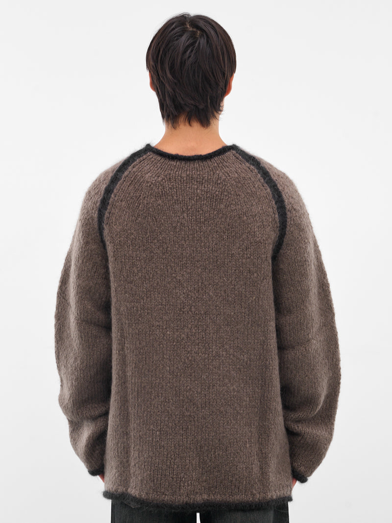 Mohair Rider Roundneck Sweater (M4253RS-STEEL-MOHAIR)