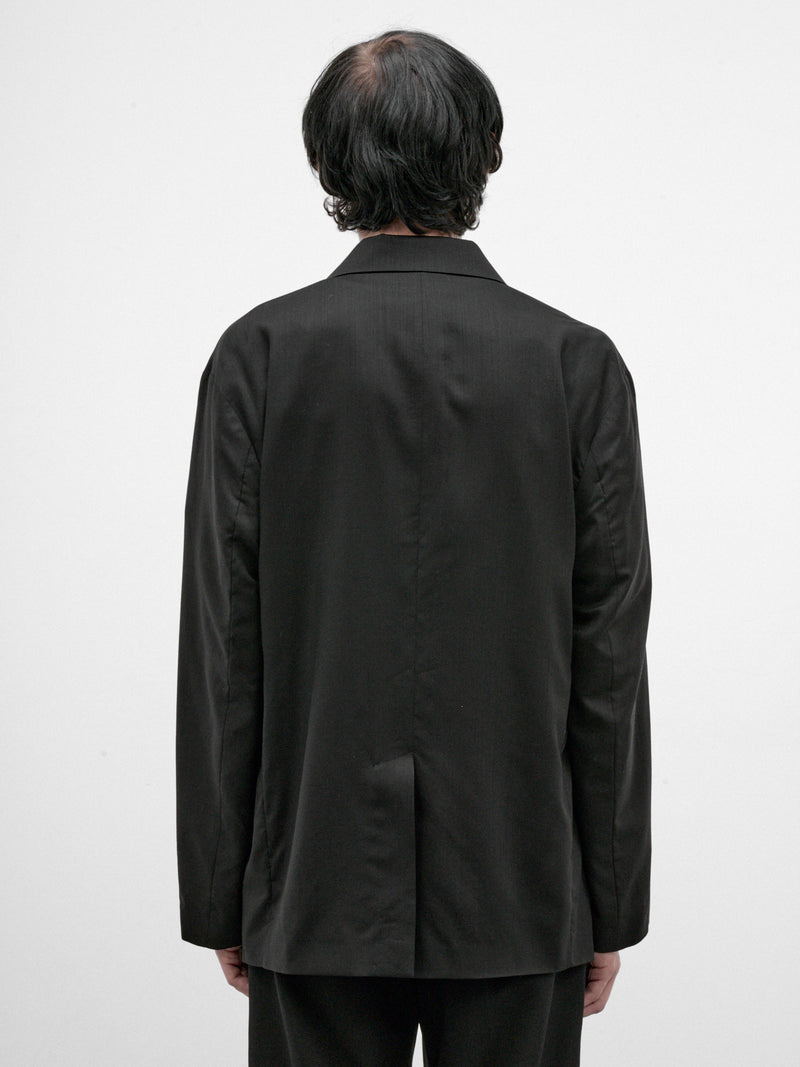 Black Wool Industry Blazer (M4260IVB-VOID-BLACK)