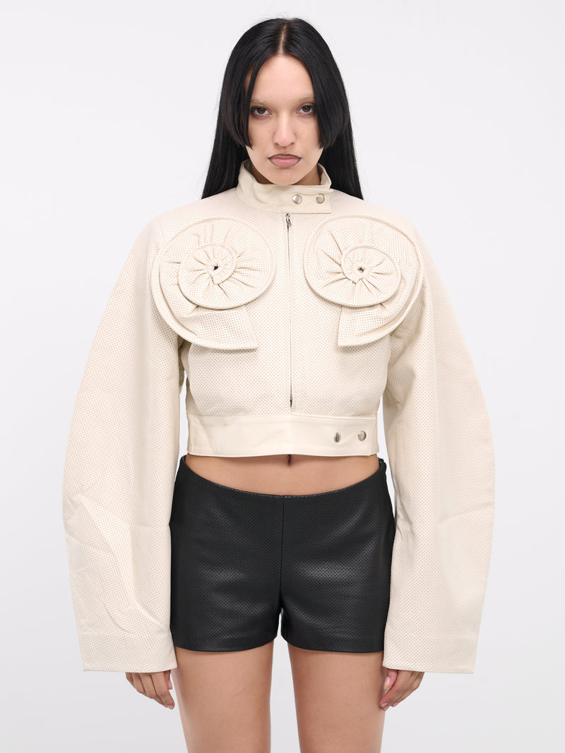 Malvina Leather Jacket (MAPDLJ01-MALVINA-CREAM)