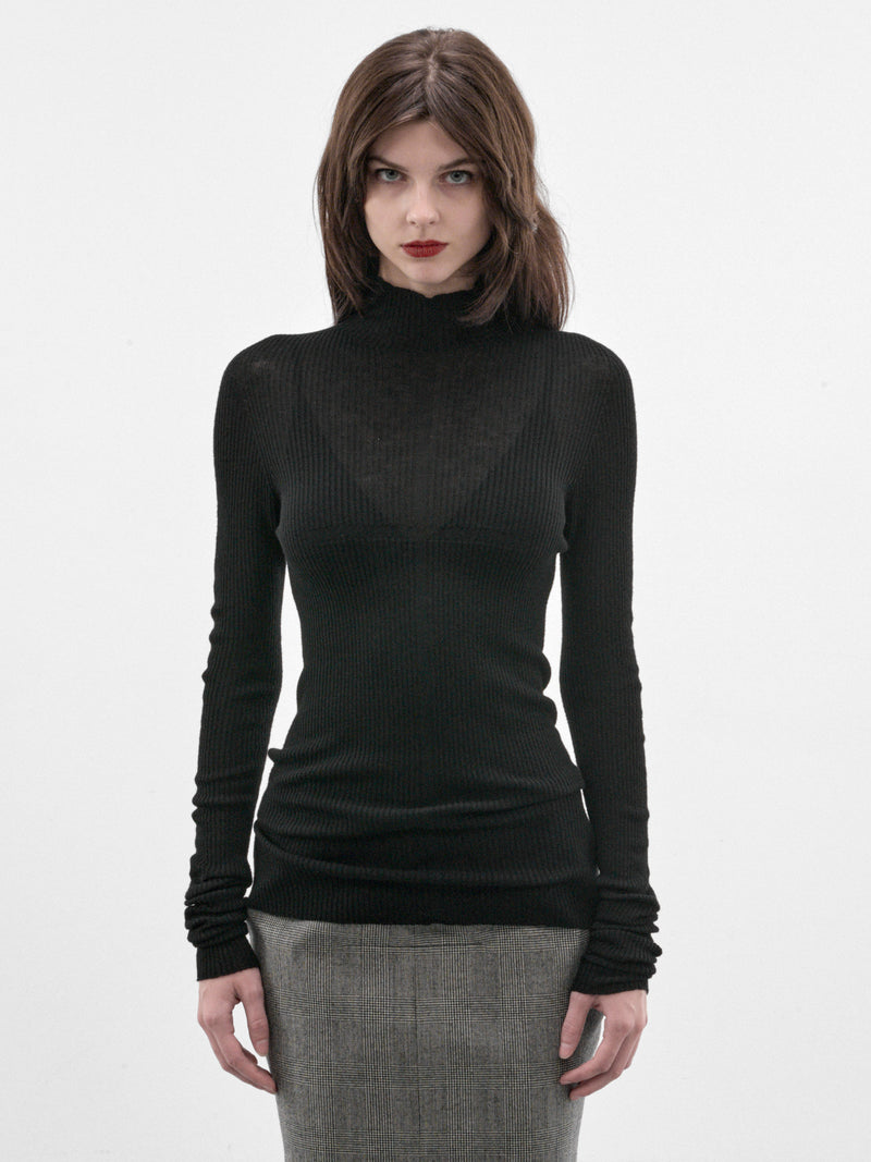 Forever Black Wool Sweater (MAT01N003-SCLERA-BLACK)