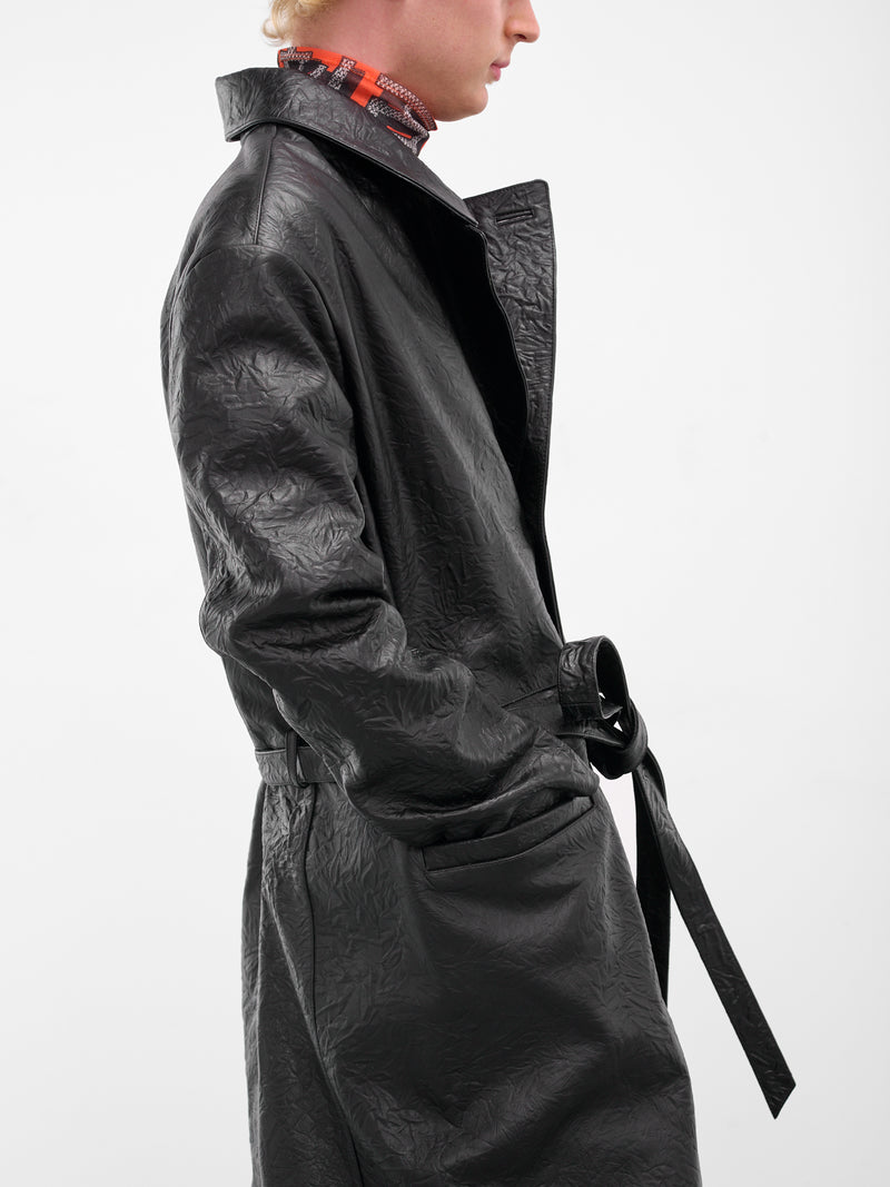 Black Reaper Nappa Leather Coat (MC024LE-CCL-BLACK)