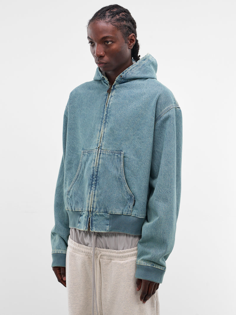 Vintage Blue Denim Workwear Jacket (ME76DJ061N1-2808-MID-BLUE)