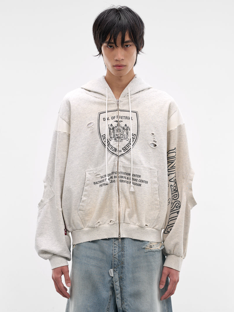 PROTOCOL INDEX Zip Hoodie | H.Lorenzo - front