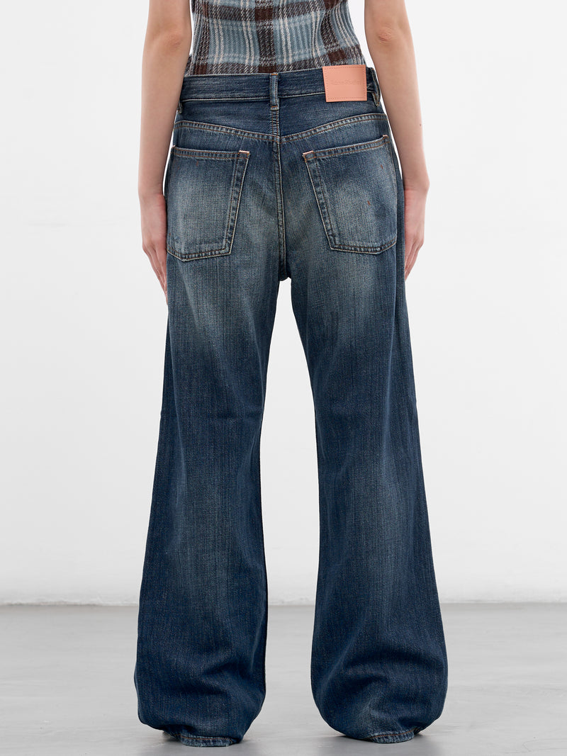 Blue Denim Trafalgar Baggy Jeans (MID-BLUE-TRAFALGAR)