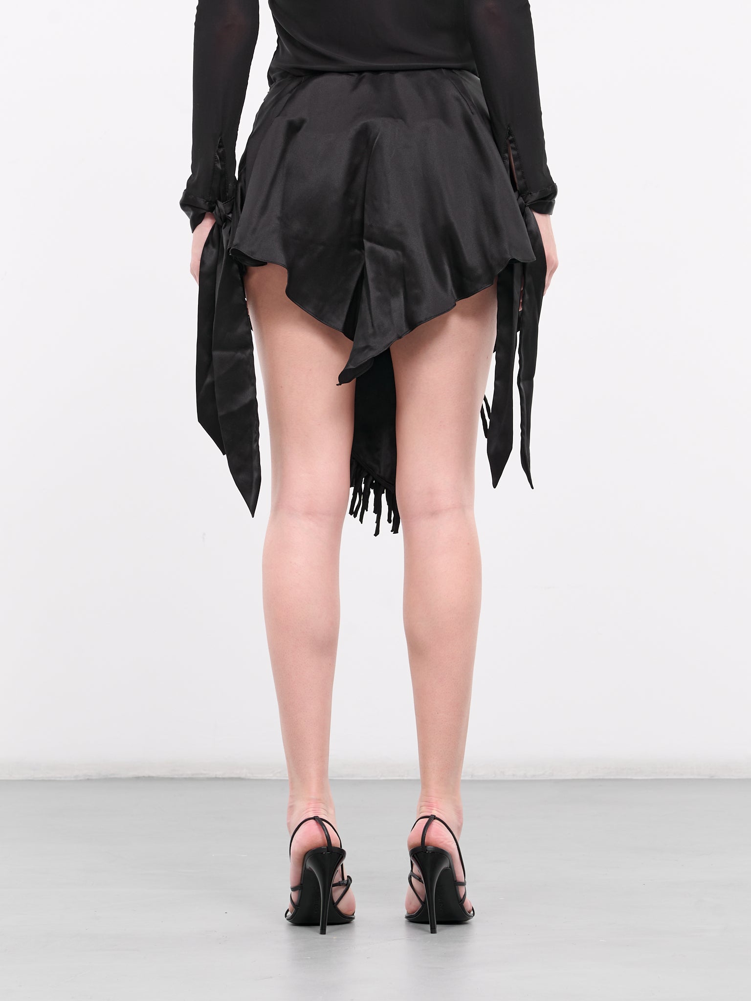 Fringe Mini Skirt (MINI-FRINGE-BLACK)