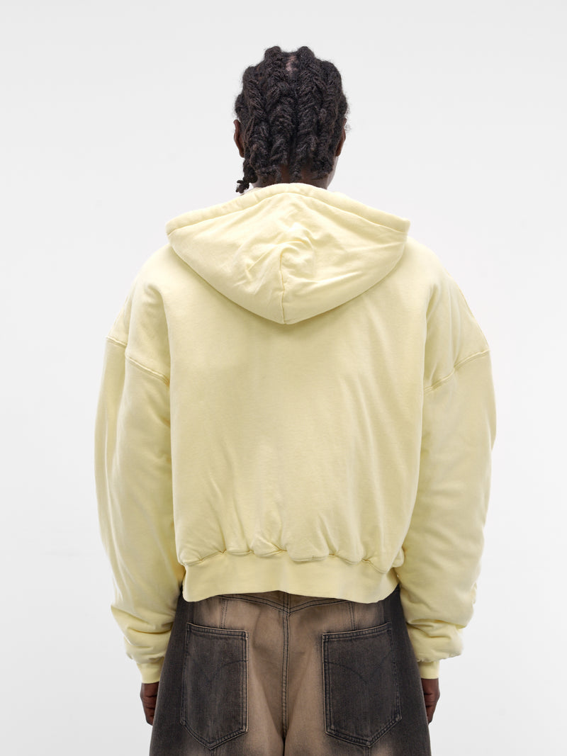 Spoiled Milk Wadded Zip Hoodie (MJ038J0-LJ-100-SPOILED-MILK)