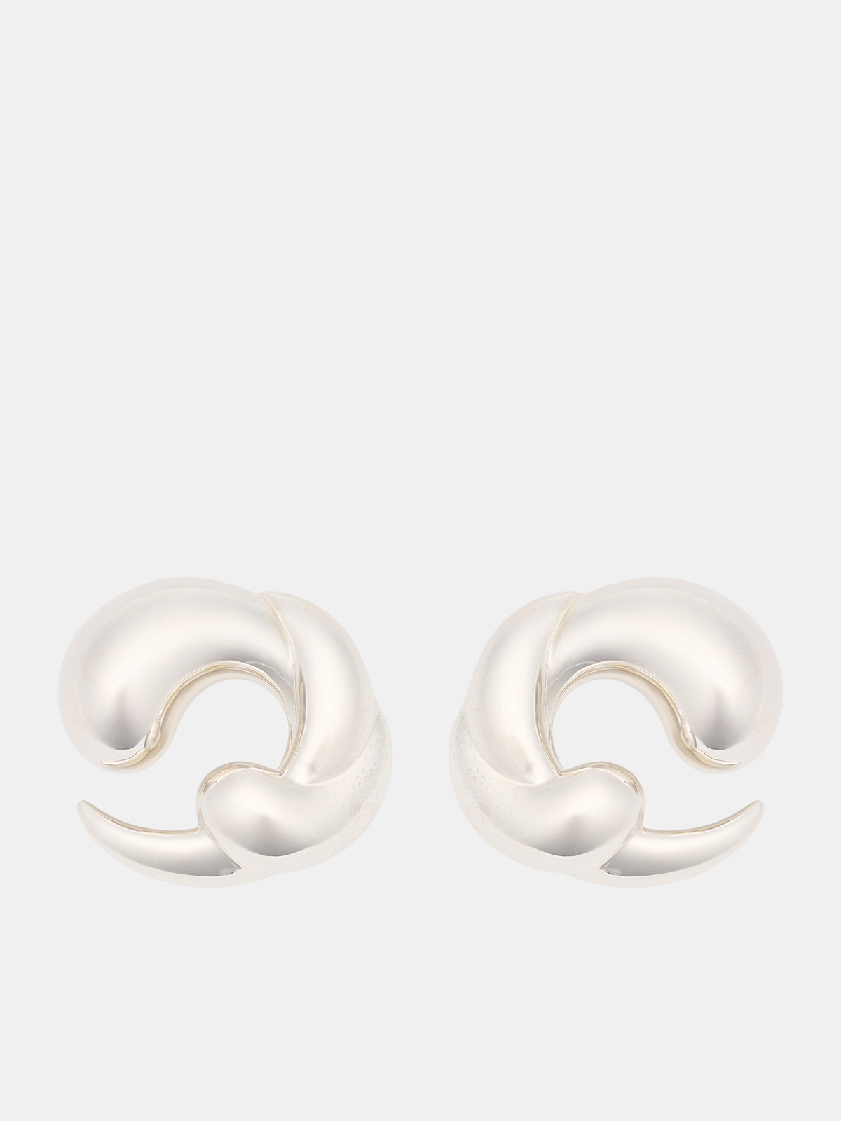 Large Serpent Hoops (MJAA2023LSH-SILVER)