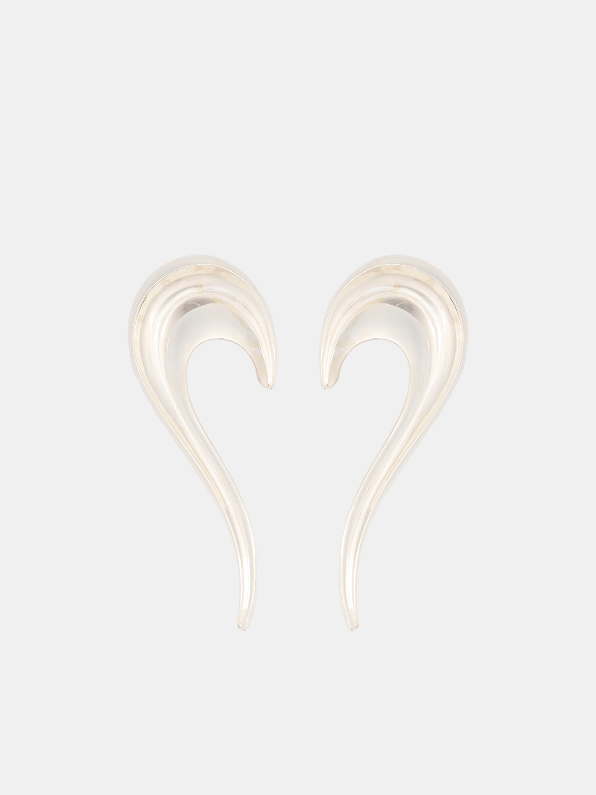 Split Heart Earrings (MJAA2023SHE-SILVER)