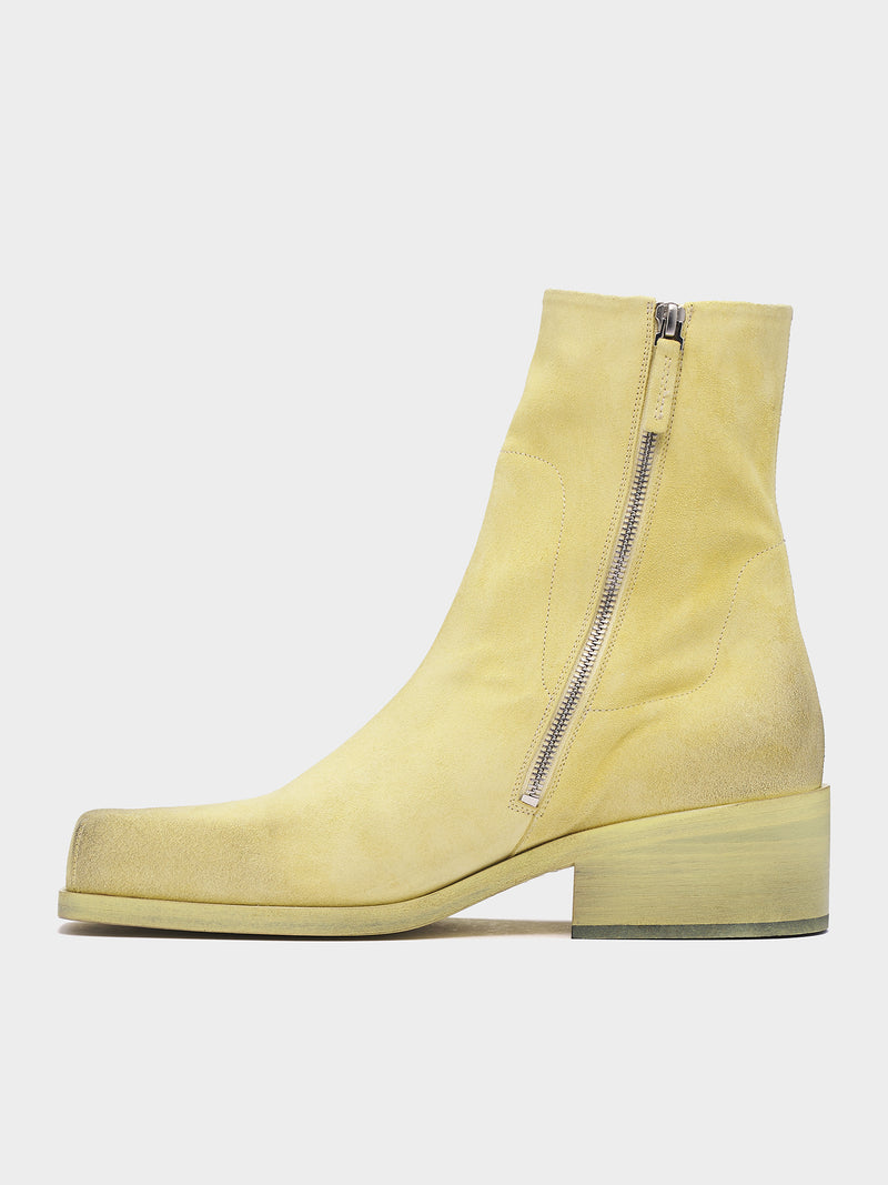 Cassello Zip Ankle Boots (MM4340-P024-701-CHLORINE)