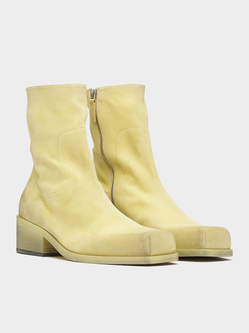 Cassello Zip Ankle Boots (MM4340-P024-701-CHLORINE)