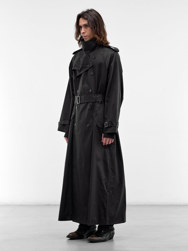 Black Maman Trench Coat (MC03AP-T2246-999-BLACK)