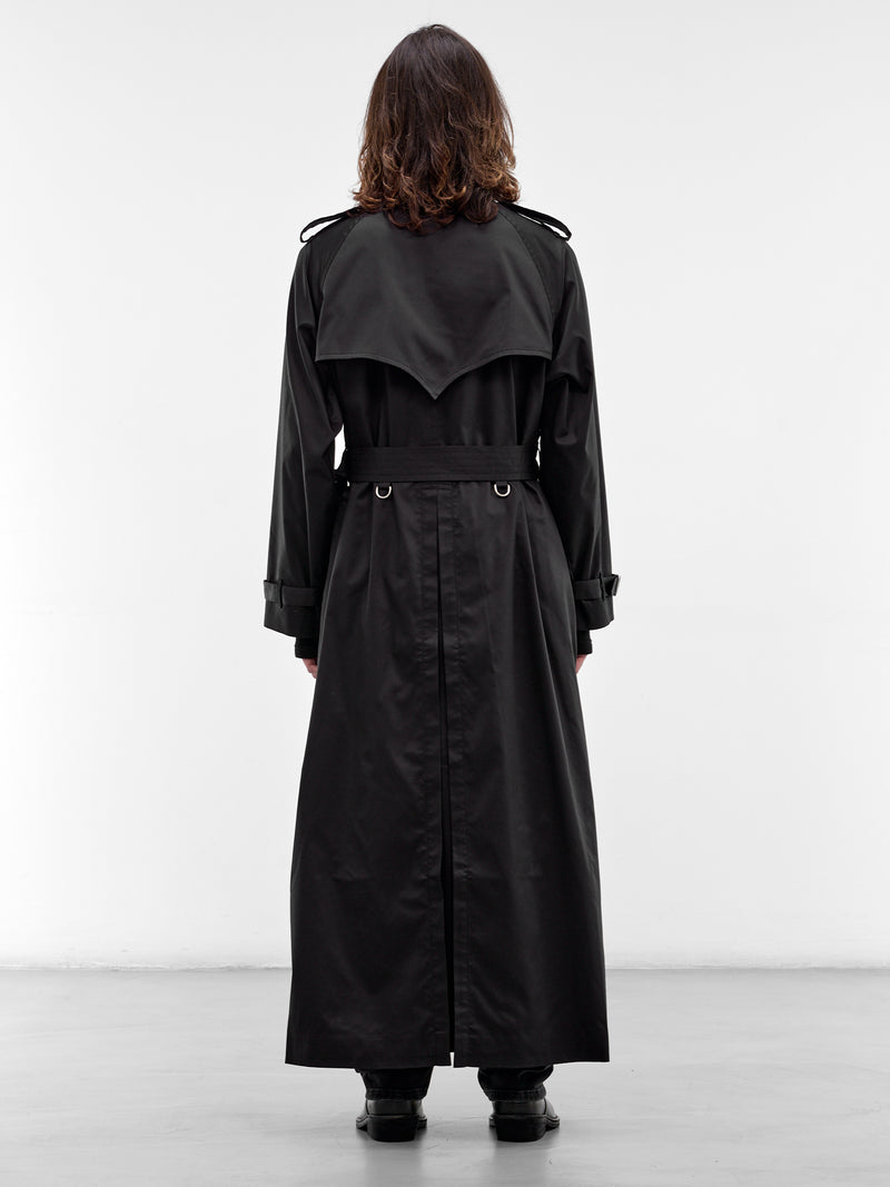 Black Maman Trench Coat (MC03AP-T2246-999-BLACK)
