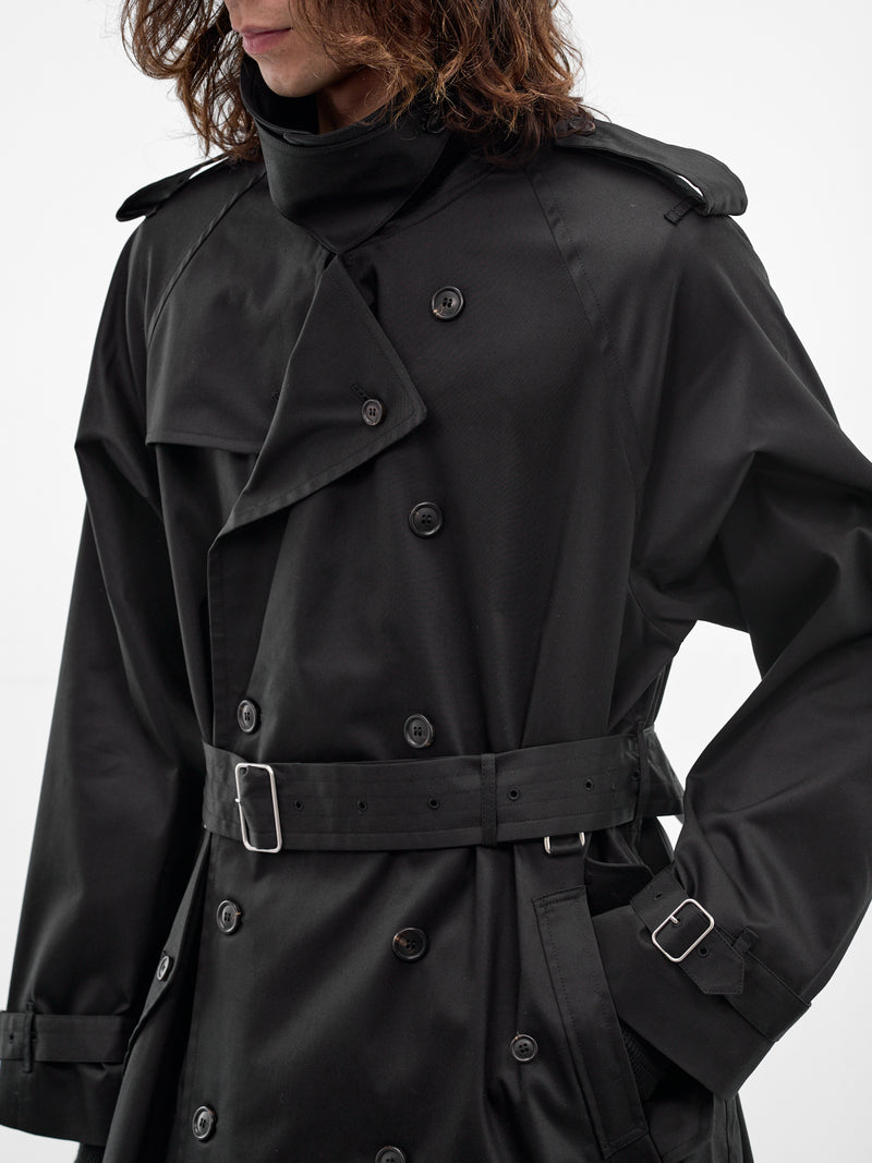 Black Maman Trench Coat (MC03AP-T2246-999-BLACK)