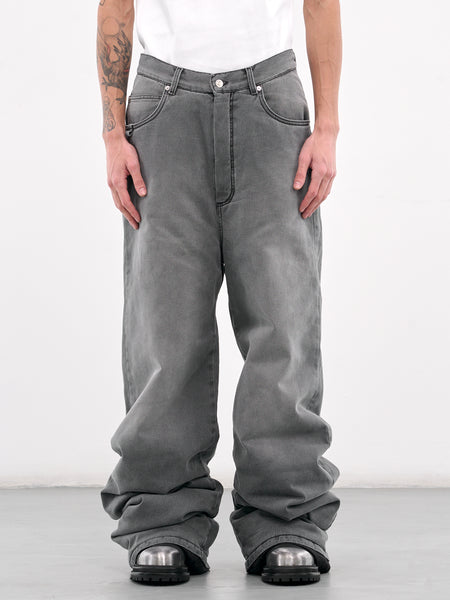 【oan】Dennise Side Pocket Denim Man's Denim Cargo Jeans – 1989 STUDIO