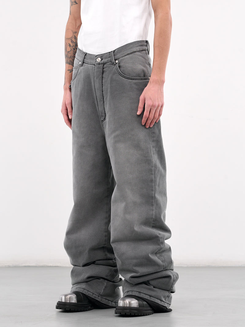 Wadded Stack Jeans (MP085D-BDD-OUTCAST-GREY)