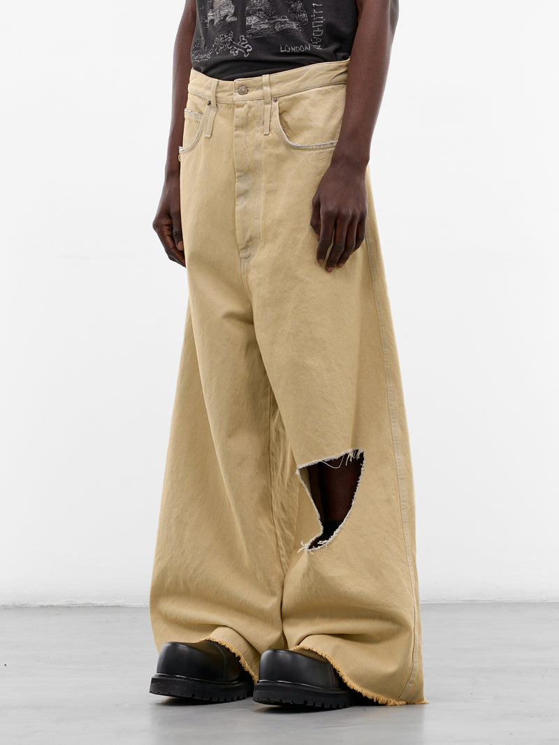 Whitewashed Distressed Dumpster Denim Jeans (MP093D-WD-102-WHITEWASHED)