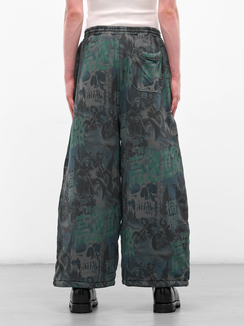Ghost Rider Wadded Bontan Sweatpants (MP095J-HJ-DARK-SMOKE)