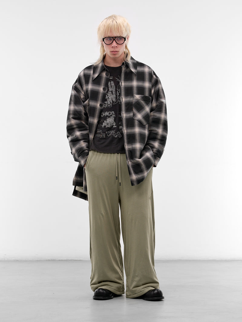 Vetiver Gray Cotton Wadded Bontans (MP095J-LJ-800-VETIVER