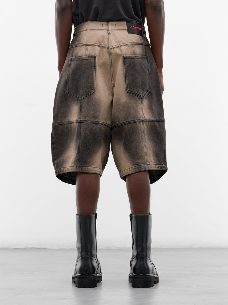 Deep Stain Puffa Balloon Shorts (MP117D-WD-912-DEEP-STAIN)