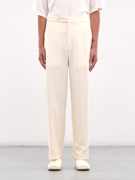 【I AM MARI】Creamy Banding Slacks Pants Women Mari Super Black at AG Jeans Official Store