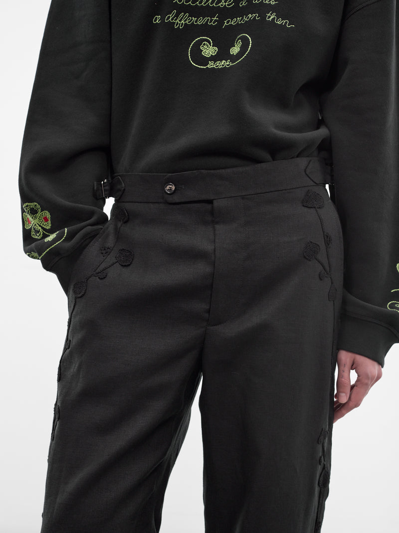 BODE Linen Buckle Trousers | H.Lorenzo - detail 1