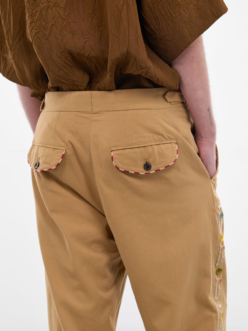 BODE Linen Buckle Trousers | H.Lorenzo - detail 2