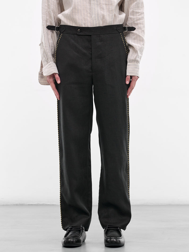 BODE Linen Trousers | H.Lorenzo - front