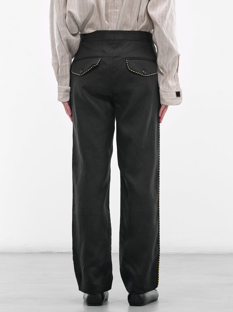 BODE Linen Trousers | H.Lorenzo - back